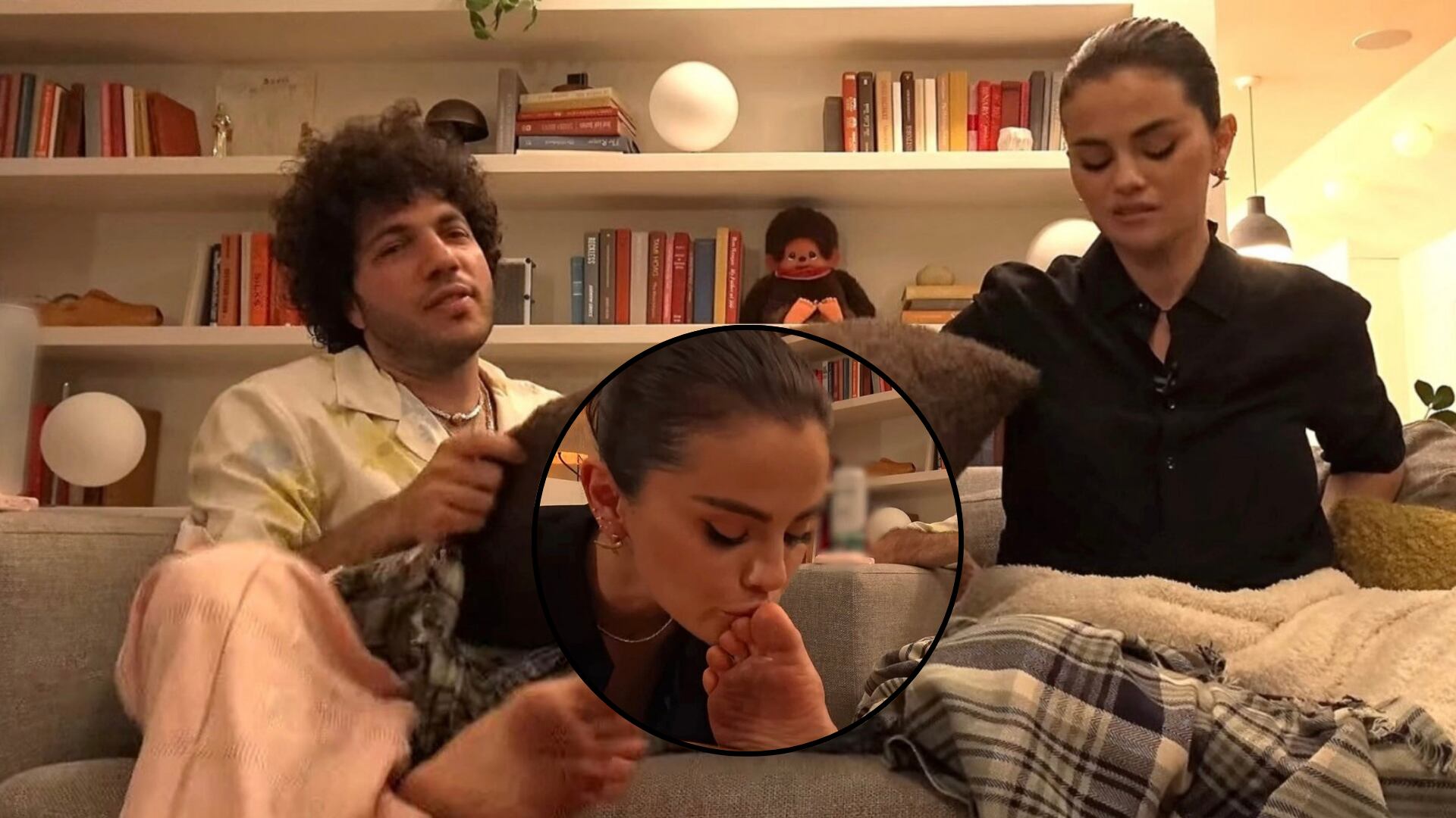 Selena Gómez y Benny Blanco en Friends Keep Secrets