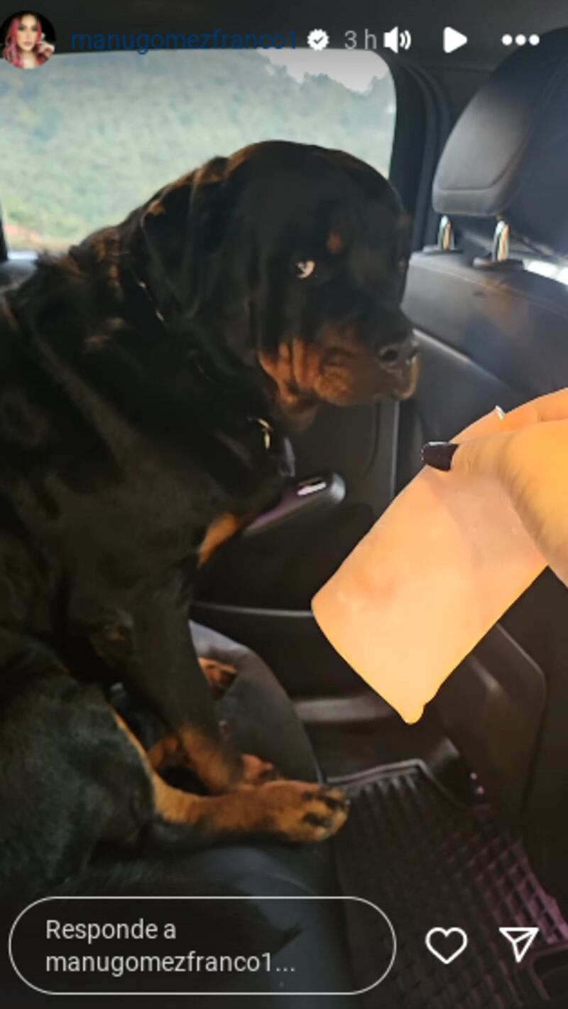 Manuela Gómez desde sus redes sociales