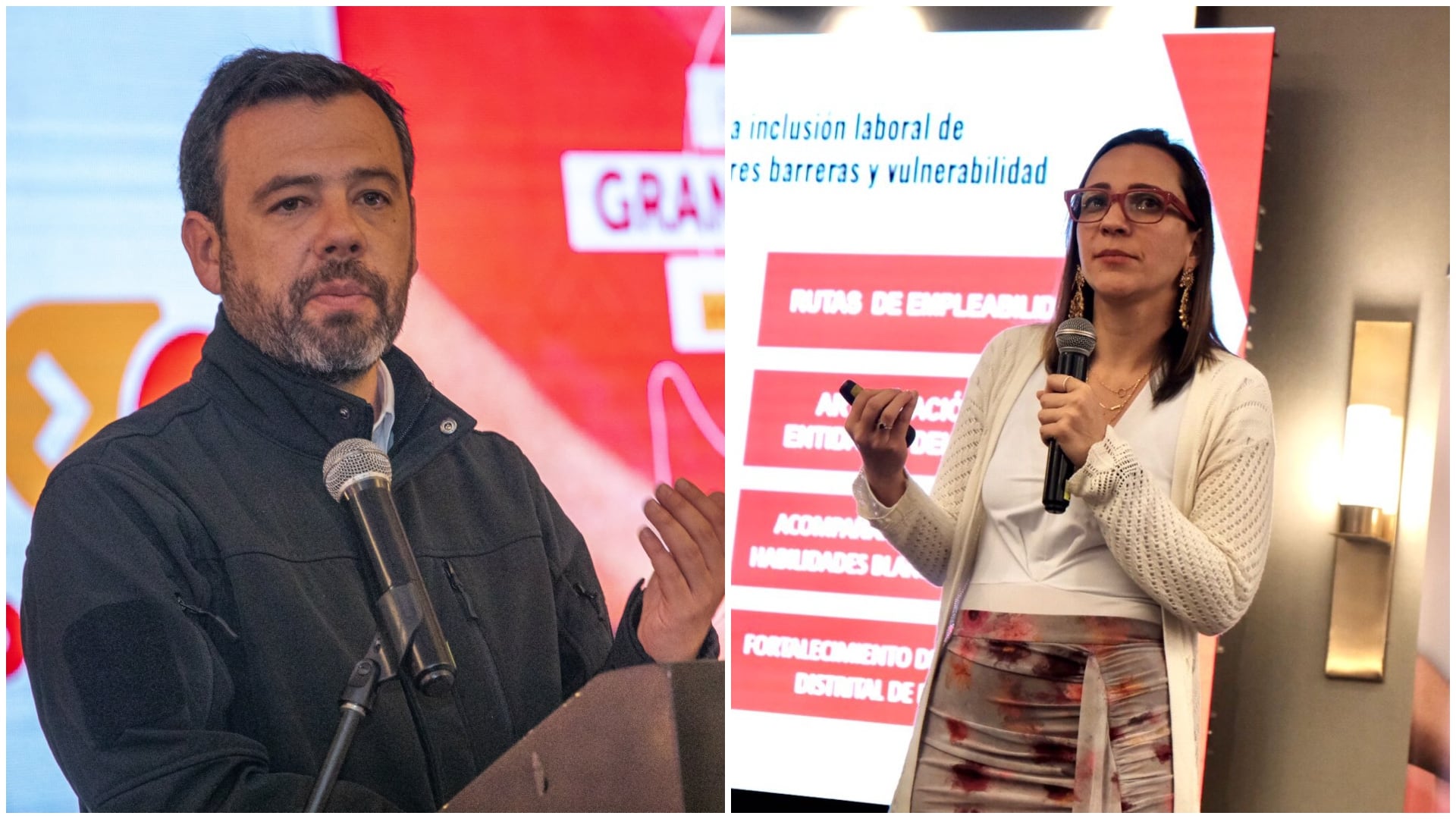 Carlos Fernando Galán y Sec. de Desarrollo Económico (Cortesía Alcaldía de Bogotá)