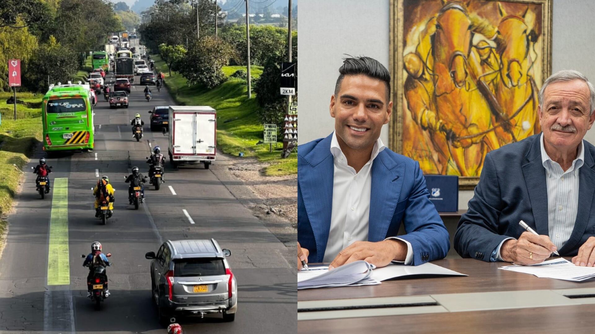 La Alcaldía de Bogotá dio a conocer los cierres viales que tendrá la ciudad por la presentación de Falcao en Millonarios.