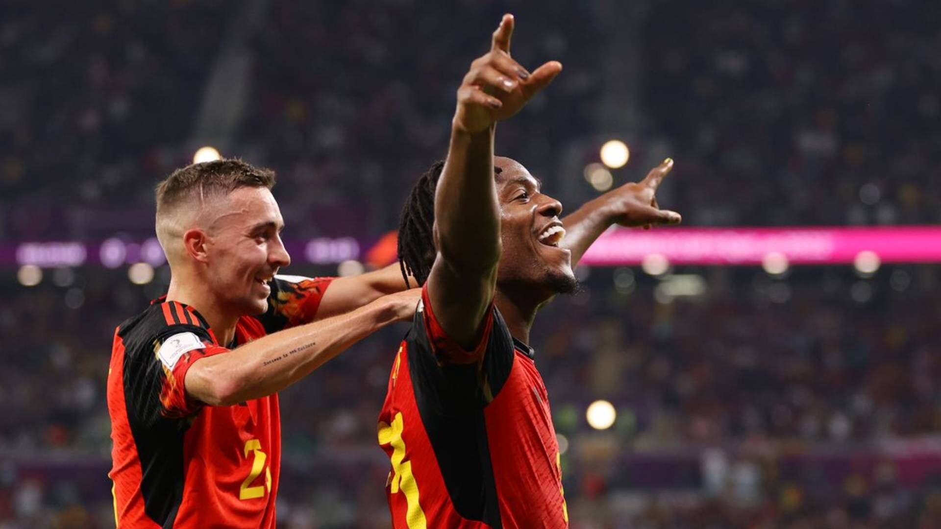 Partido Bélgica vs. Canada, por Mundial Qatar 2022.