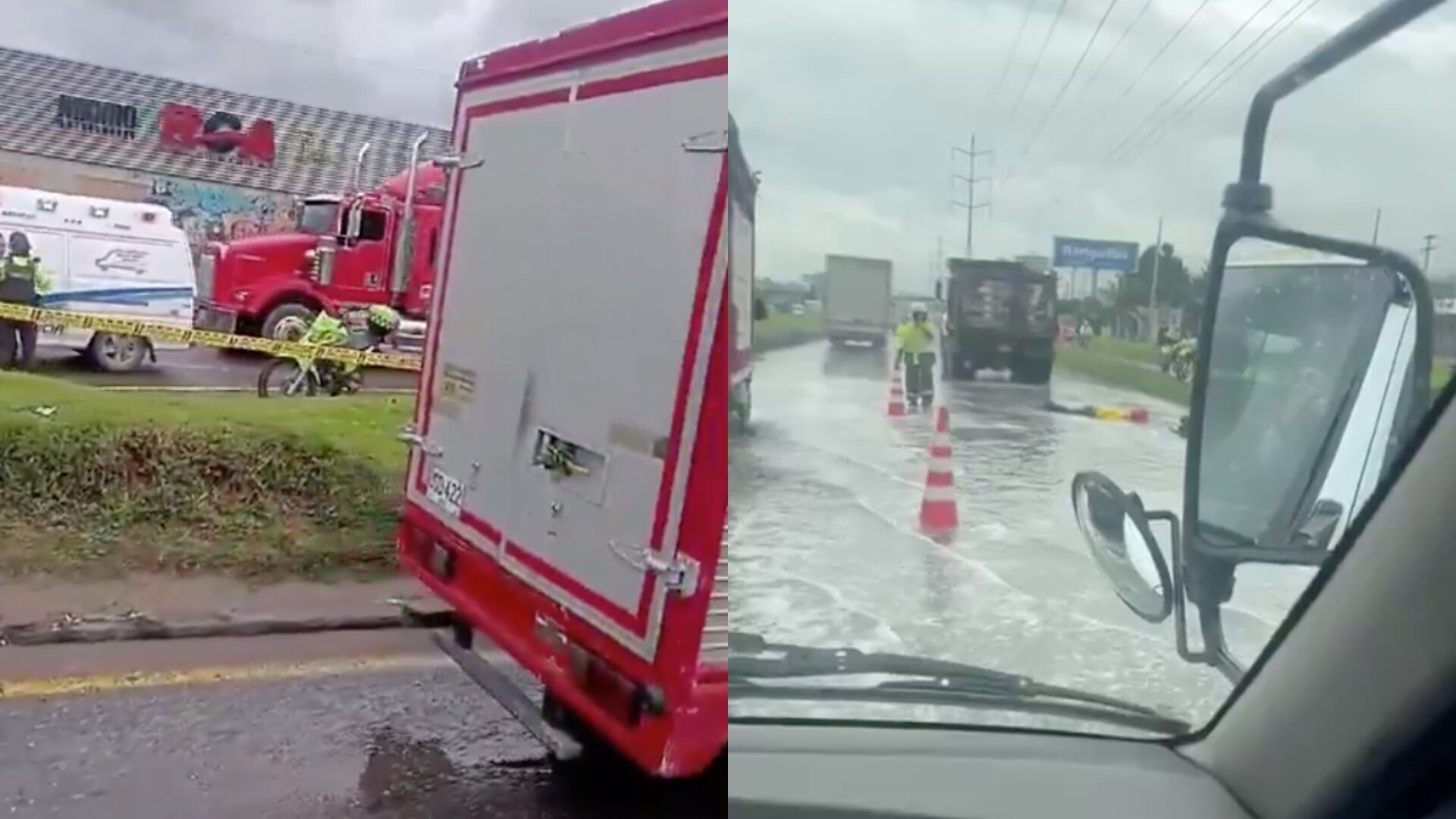 Accidentes de tránsito de motociclistas en Bogotá.
