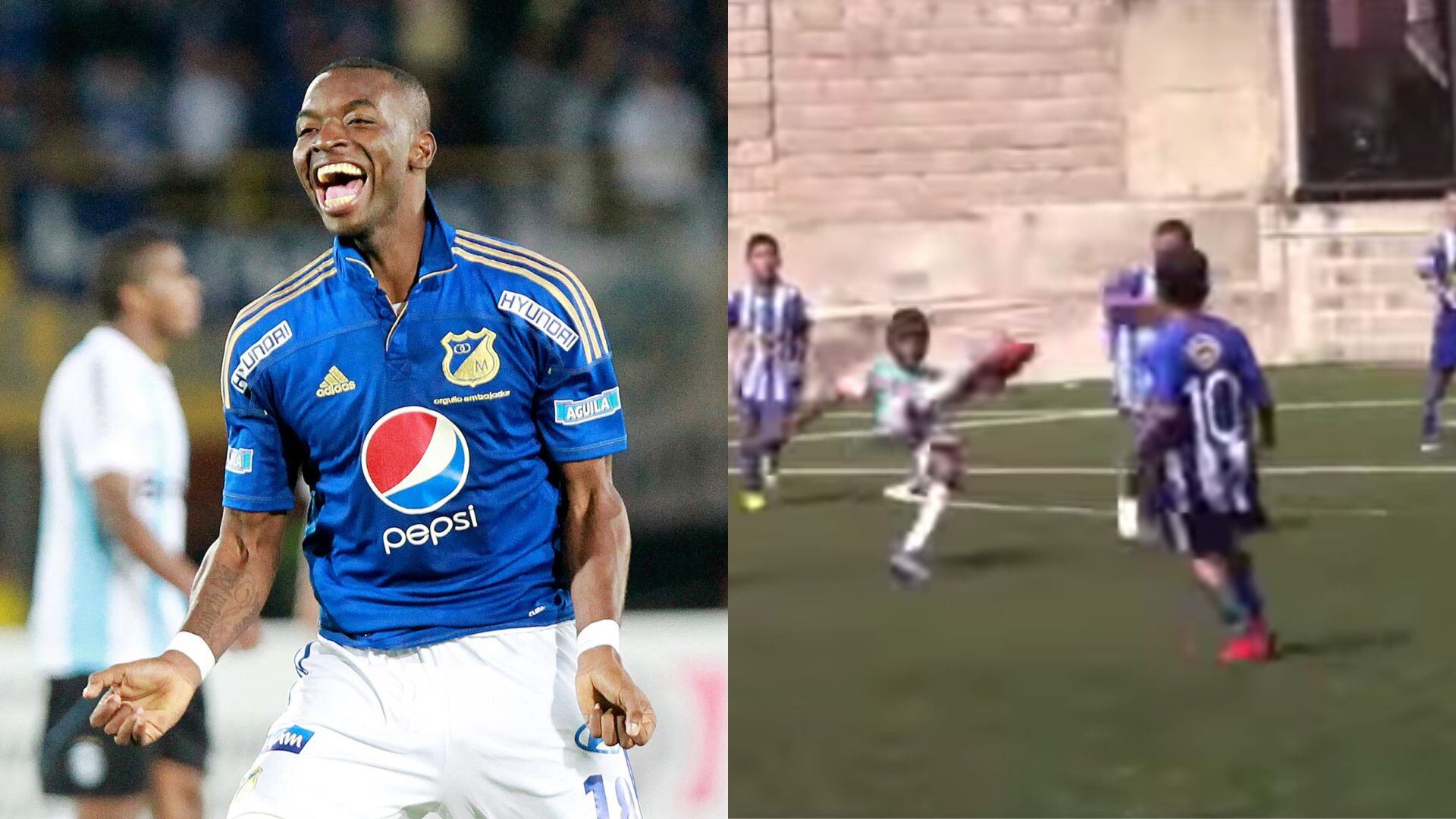 El hijo de Wason Rentería descrestó con un golazo de chalaca.