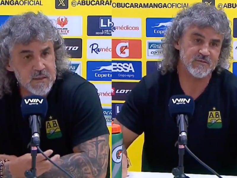 “Hay que bajarse un poquito de la nube”, Leonel Álvarez lanzó indirectas a sus jugadores después del empate contra Once Caldas