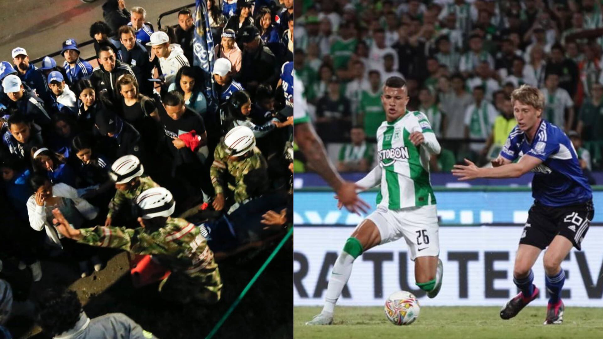 Estampida en el parque Simón Bolívar