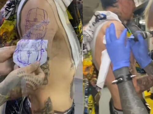 Hombre que hace tatuajes en TransMilenio se viralizó y entró en el top de colombianadas 2024