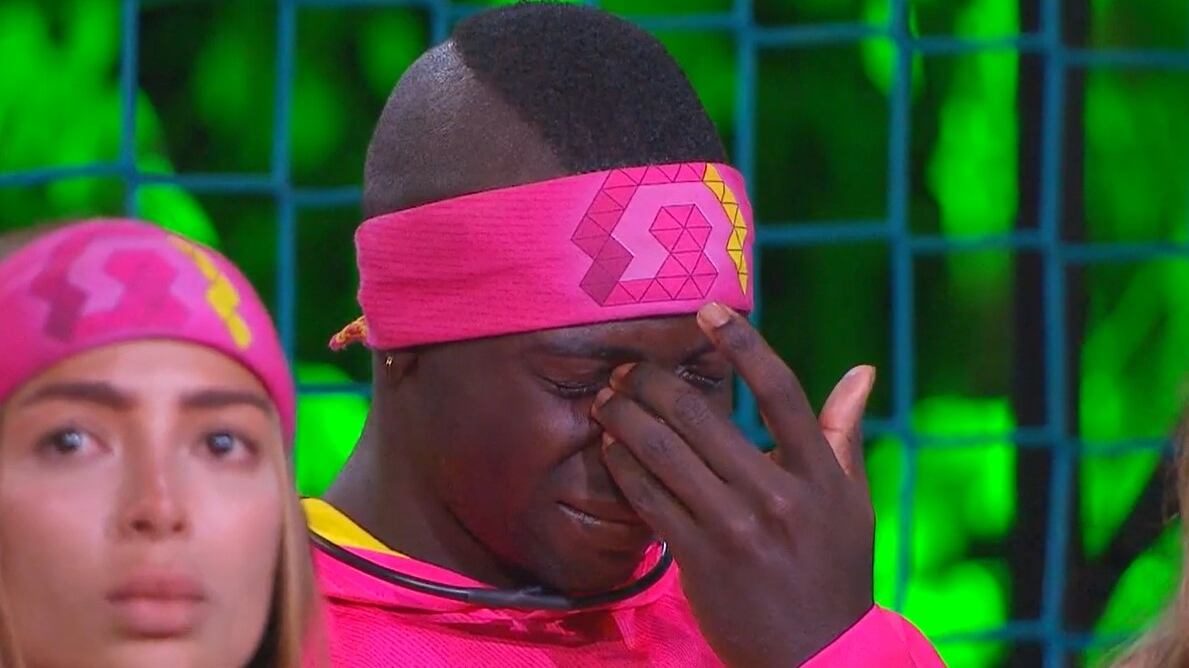 Campanita del Desafío XX no pudo contener el llanto por la pregunta que le hizo Andrea Serna al ver que Lina salía de competencia.