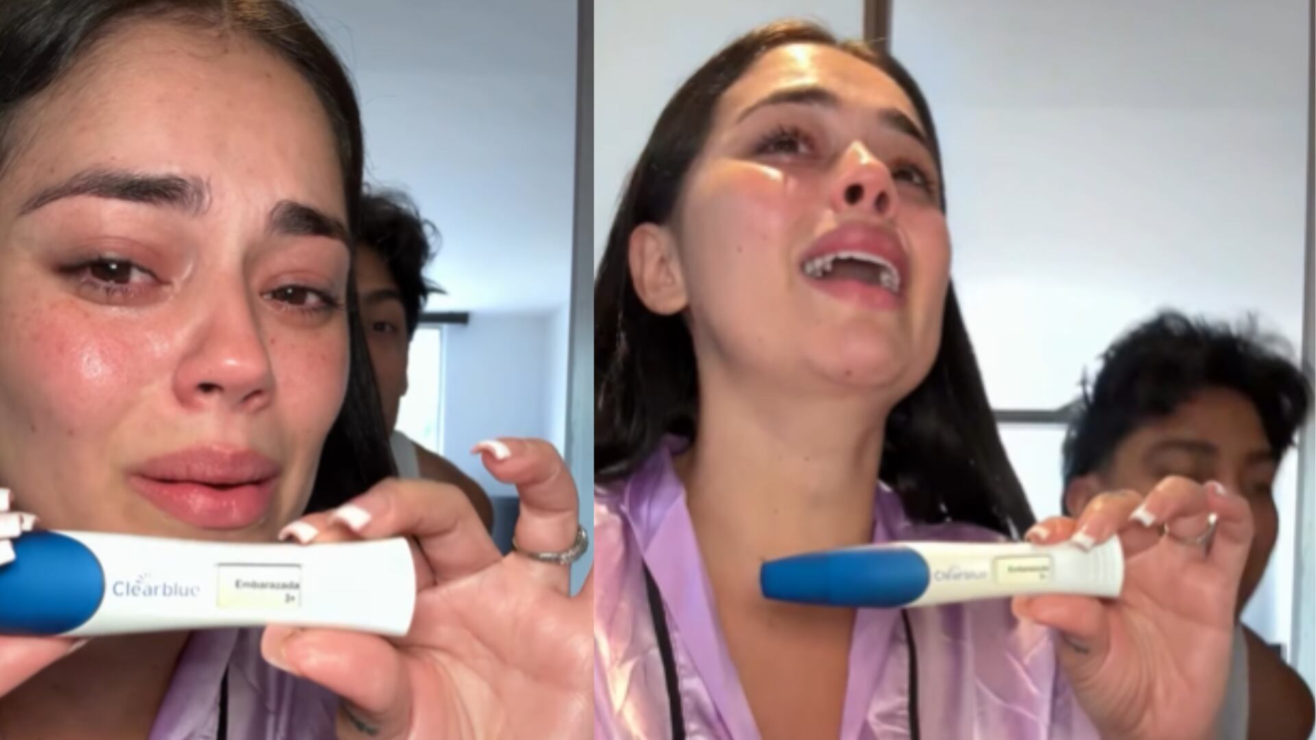 Entre lágrimas, La Segura mostró cómo se dio cuenta que estaba embarazada