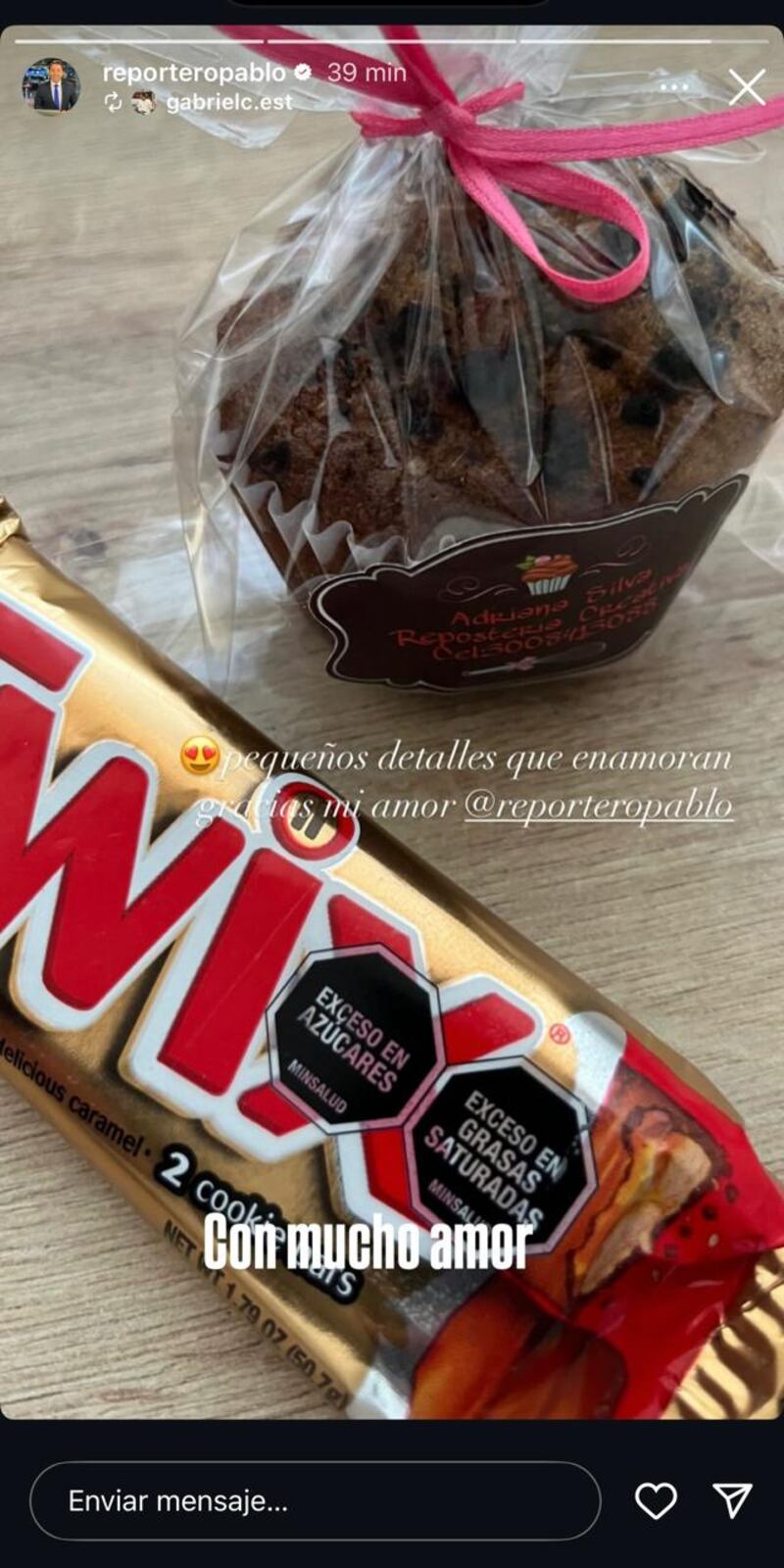 Pablo Arango de Noticias Caracol dio detalle a su novio