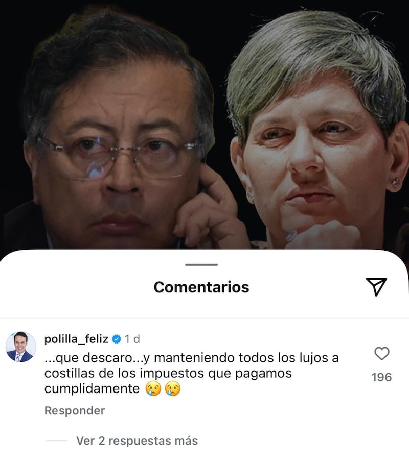 Polilla de 'Sábados felices' y Gustavo Petro