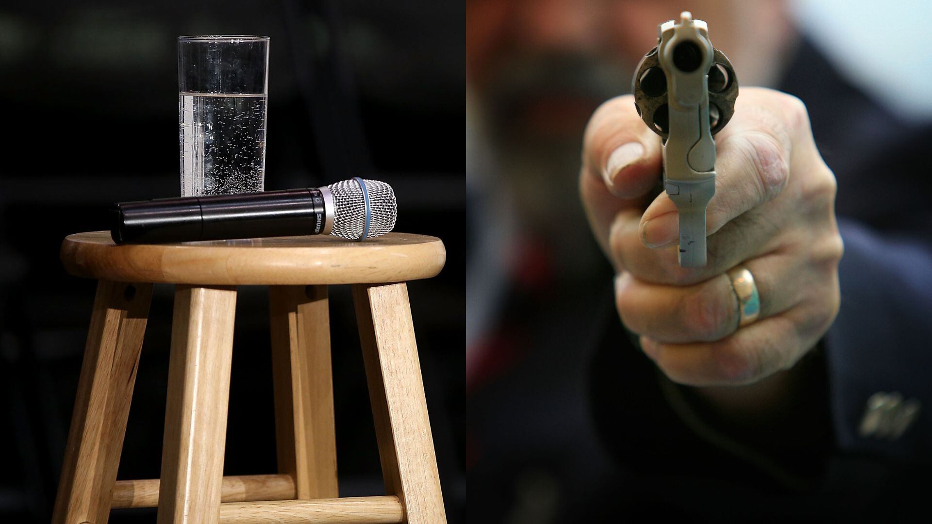 Los cantantes fueron amenazados con un arma de fuego.