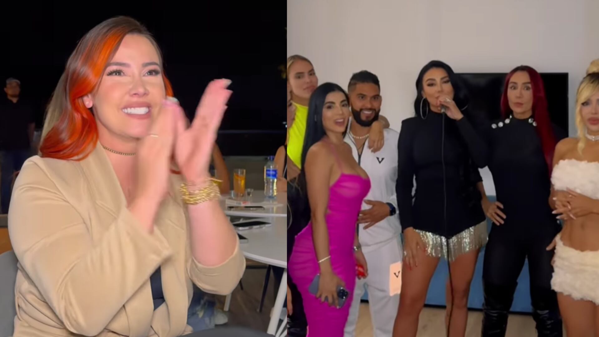 Marcela Reyes sorprendió a Manuela Gómez por su cumpleaños