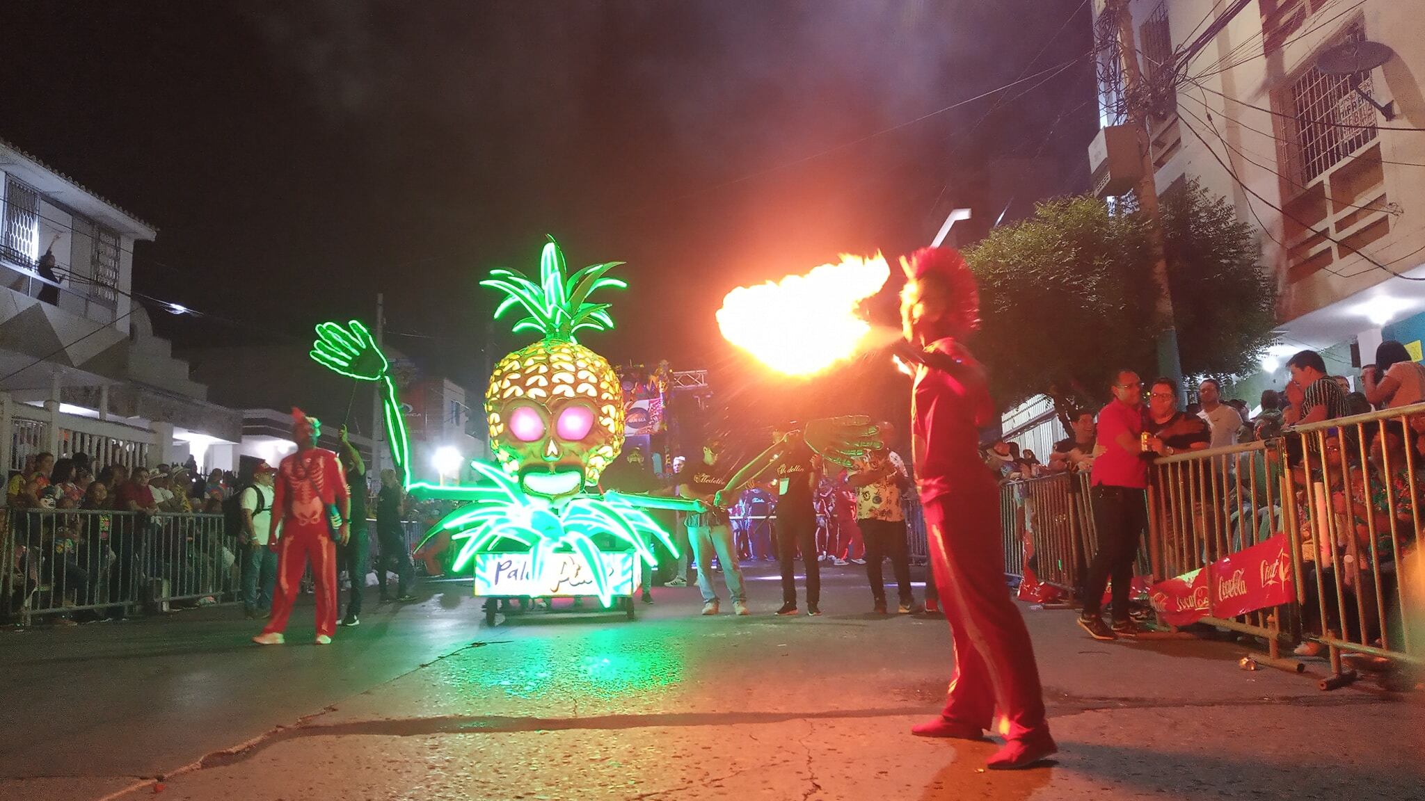 Palo e' muerte, disfraz colectivo del Carnaval de Barranquilla.