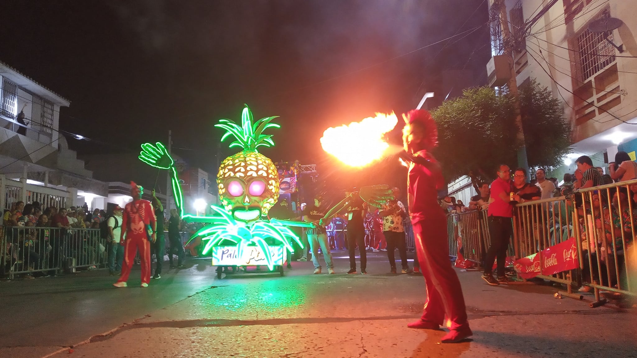 Palo e' muerte, disfraz colectivo del Carnaval de Barranquilla.