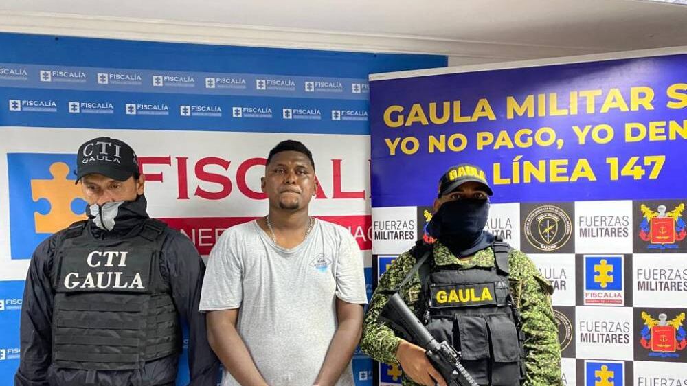 Extorsionista capturado.