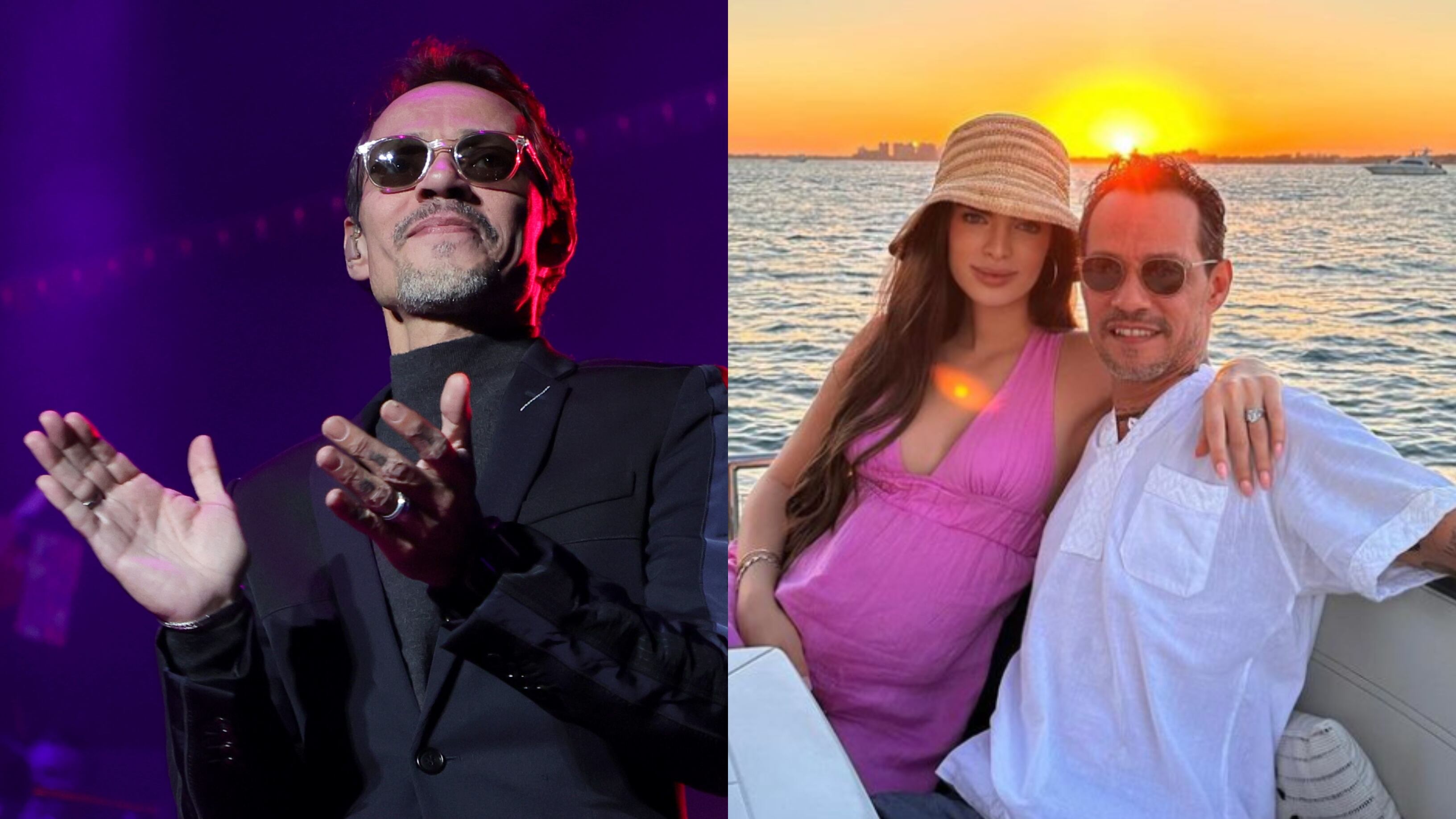Marc Anthony y Nadia Ferreira