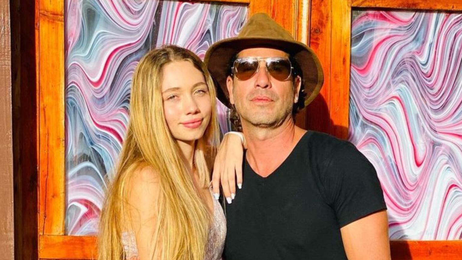 Gregorio Pernía y su hija Luna