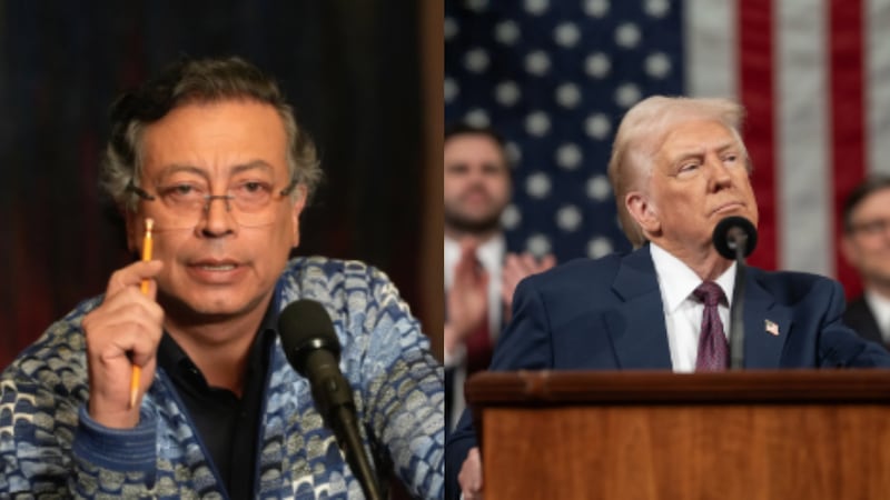 Petro reaccionó a foto que compartió Donald Trump en la que aparece Venezuela como estado número 51