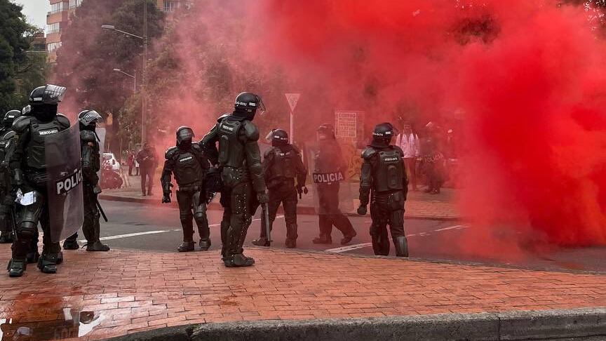 Protestas carrera 7ma