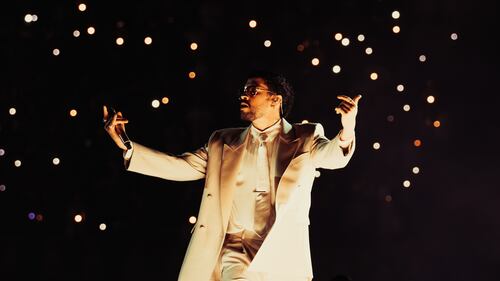 Bad Bunny primera noche de concierto en Medellín 2026.