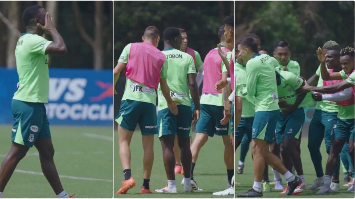 La reacción de Marino Hinestroza y compañeros de Nacional por su llamado a Selección Colombia