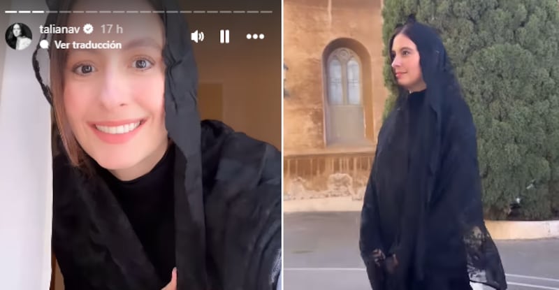 Taliana Vargas en Ciudad del Vaticano