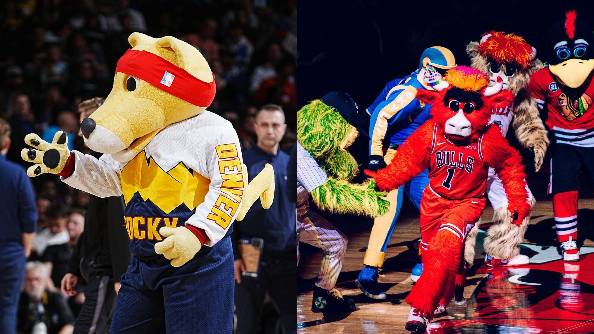 Los millonarios salarios que tienen las mascotas de la NBA.