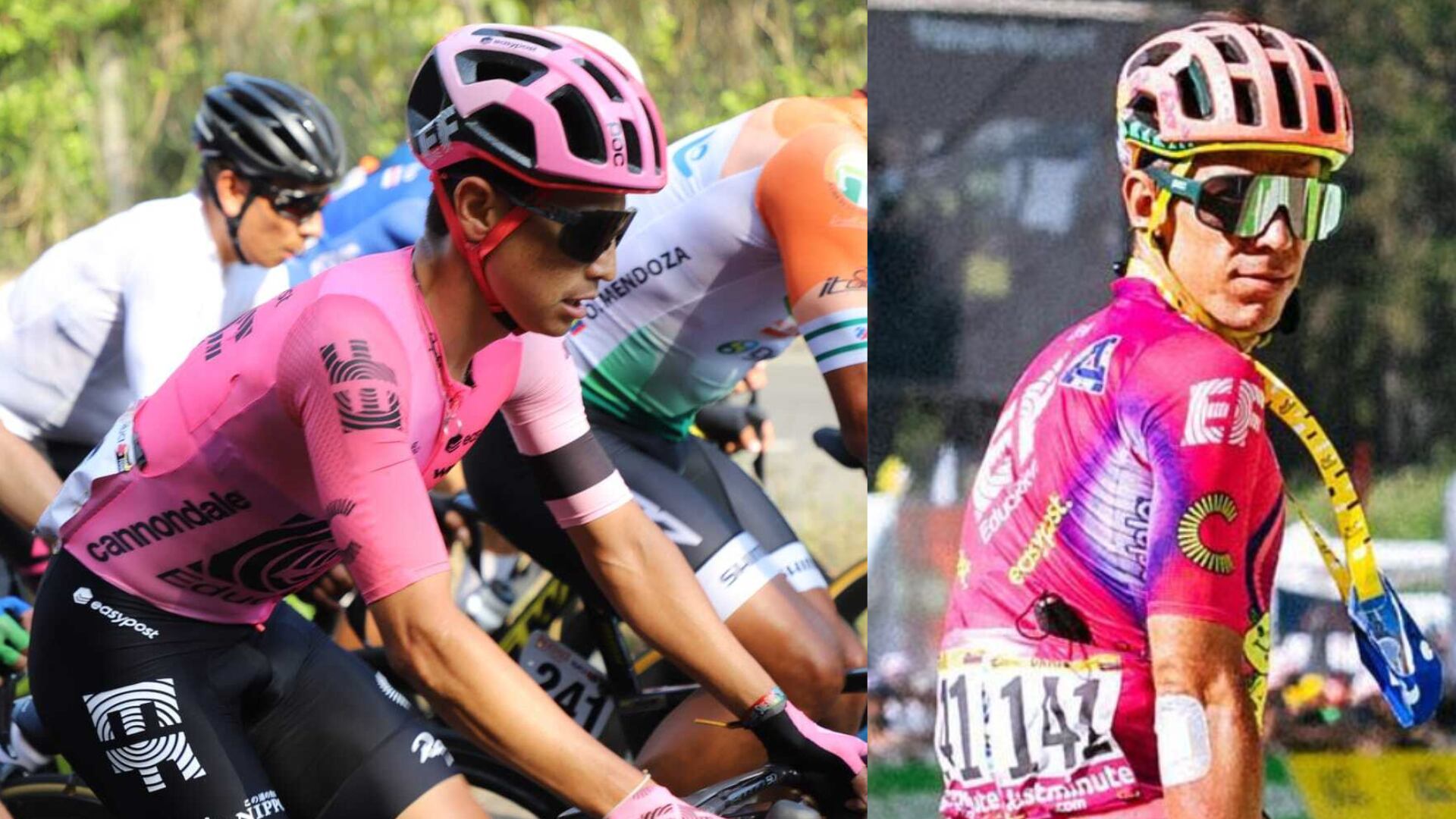 Rigoberto Urán felicitó a Esteban Chaves por su consagración en el Campeonato Nacional de Ruta 2023