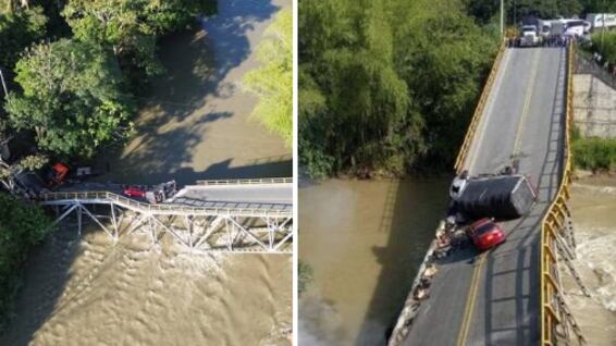 Caída puente La Alambrada
