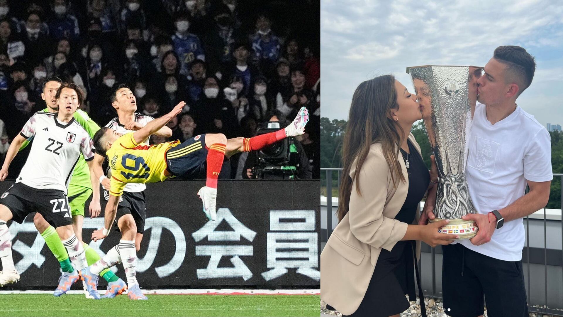 Esposa de Rafael Santos Borré se desahogó por el hate que recibieron