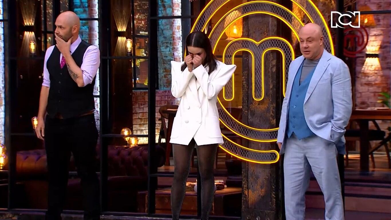 La chef Adria Marina no se contuvo durante reto de 'MasterChef Colombia'.