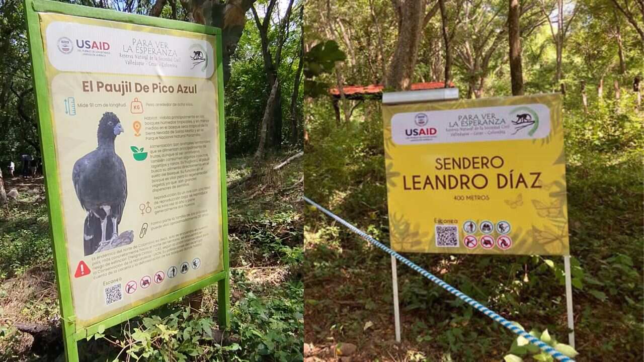 La fauna y flora que se puede ver en la Reserva Natural Para Ver la Esperanza, en Valledupar