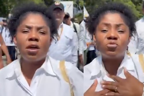 Francia Márquez reapareció y salió a ‘camellar’ en marchas del Día del Trabajo, pero la llenaron de críticas