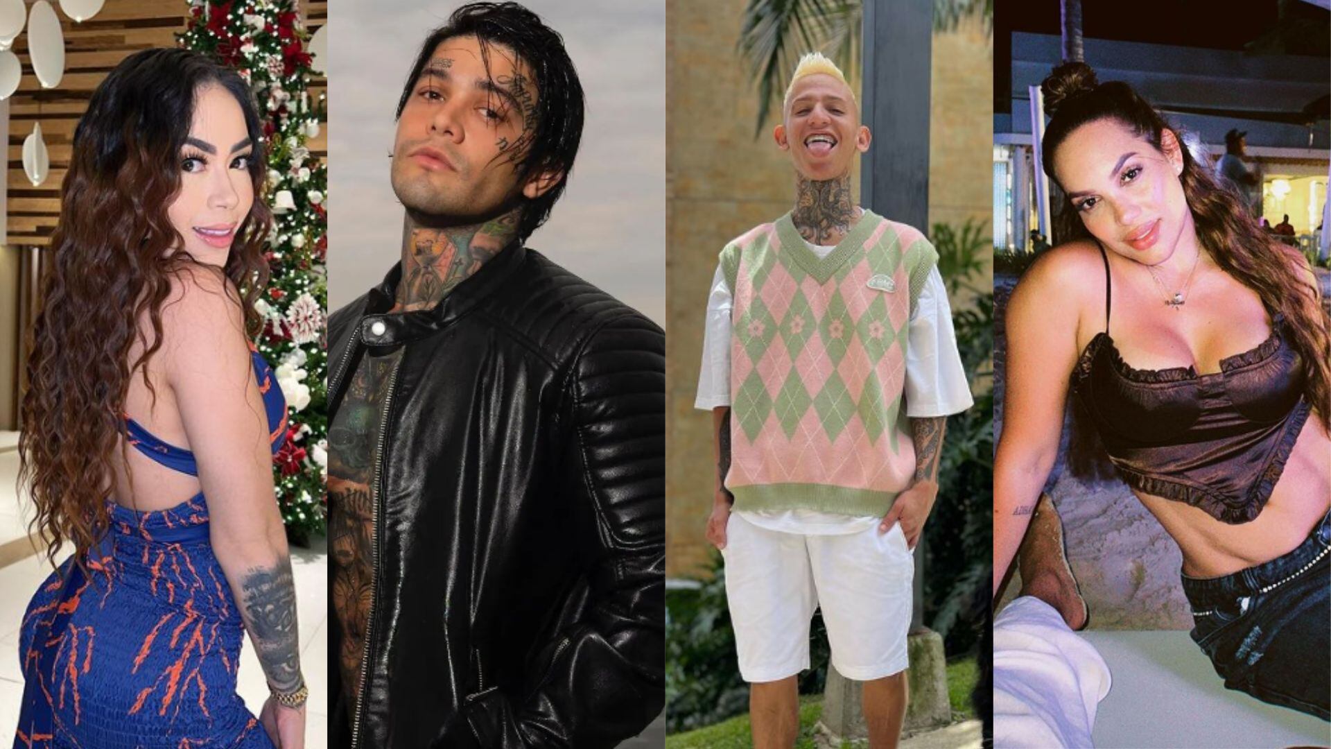 'Epa Colombia', Yeferson Cossio, 'La Liendra' y Andrea Valdiri.