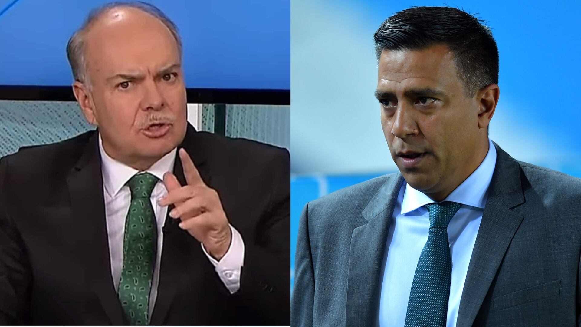 Iván Mejía y César Farías - Fotos: Redes sociales y Getty