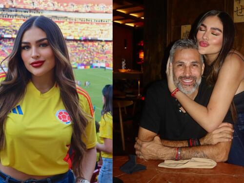 Miranda Yepes festejó la participación de su padre en el partido de los capitanes legendarios