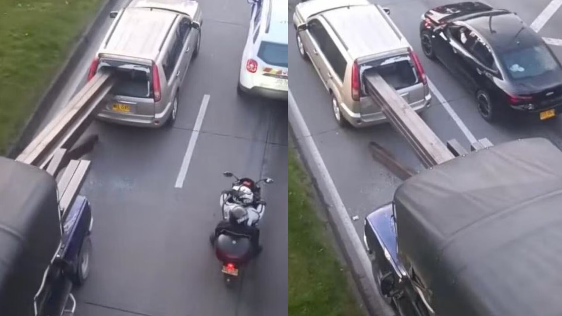 Accidente viral en Bogotá