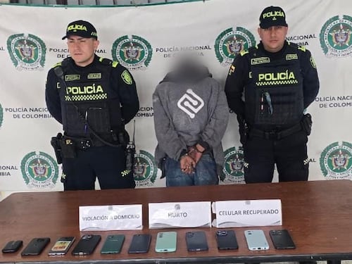 Temido delincuente fue capturado robando celulares: tenía 19 anotaciones por homicidio y hurto