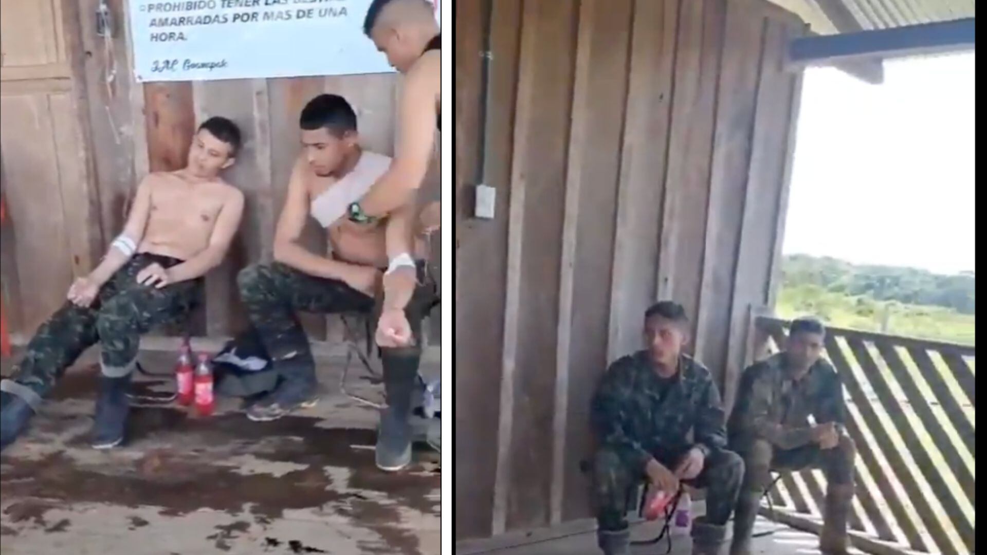 Video revela imágenes de los soldados secuestrados tras ataque en Guaviare