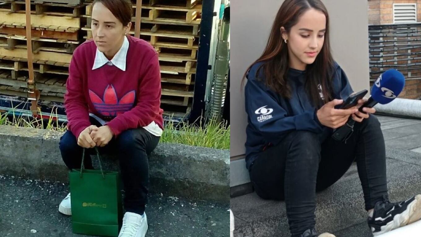 La periodista Erika Zapata ha sabido ganarse su puesto en la televisión colombiana y esta foto demuestra desde donde partió a su meta.