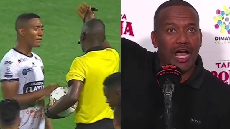 Enojo de Jersson González con el arbitraje de Quindío-Llaneros