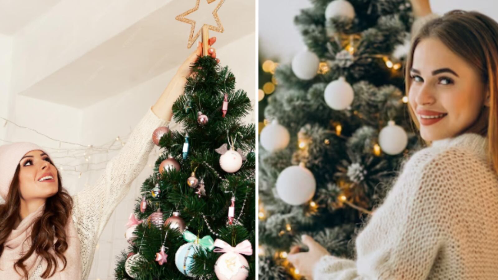 Estrella de Belén en el árbol de Navidad