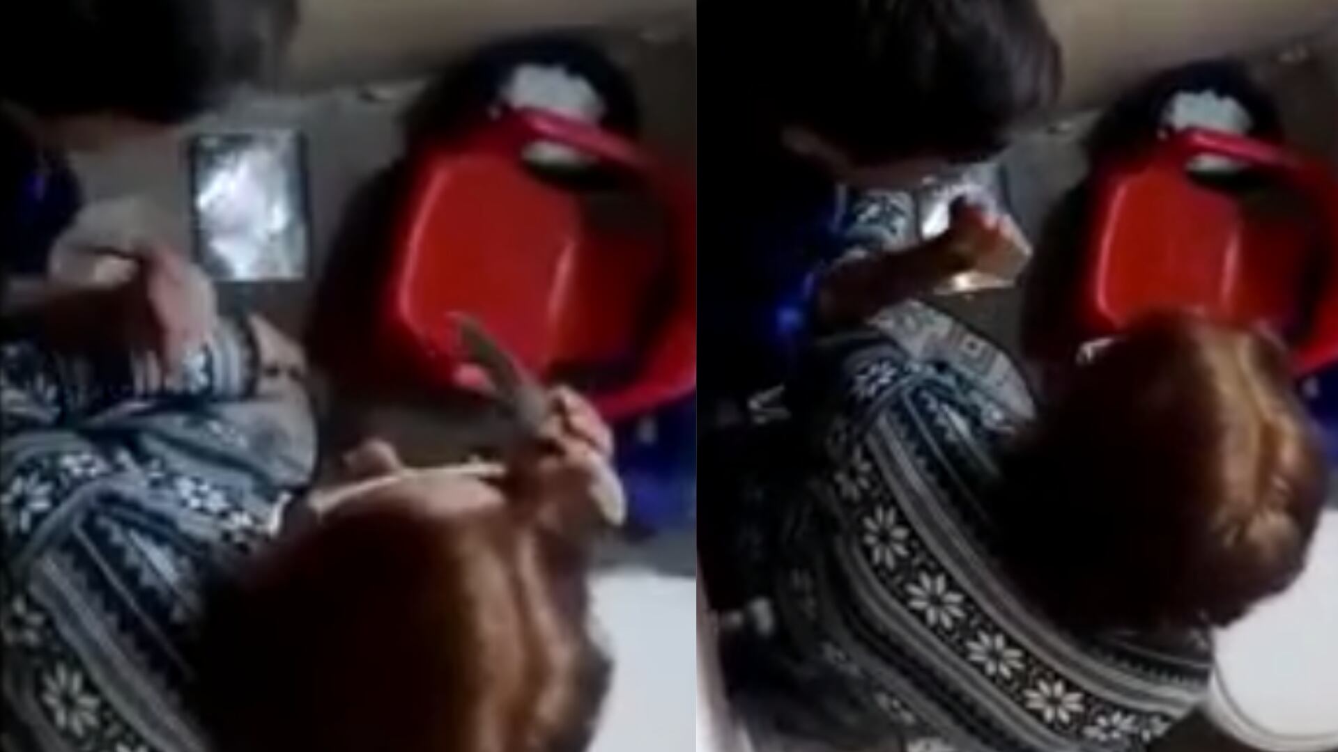 Abuela amenazaba a sus nietos con cuchillo porque no le hacían caso.