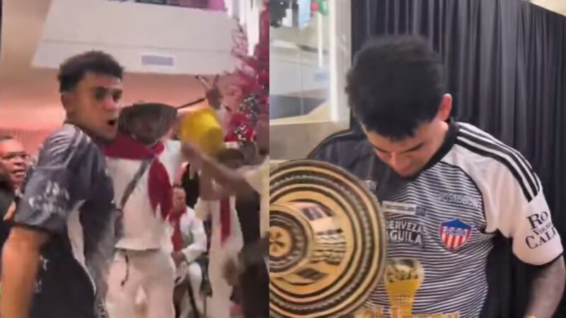 “Los demás valen mon**”: Luis Díaz se puso la camiseta de campeón del Junior como ‘estrén’ del 31 de diciembre