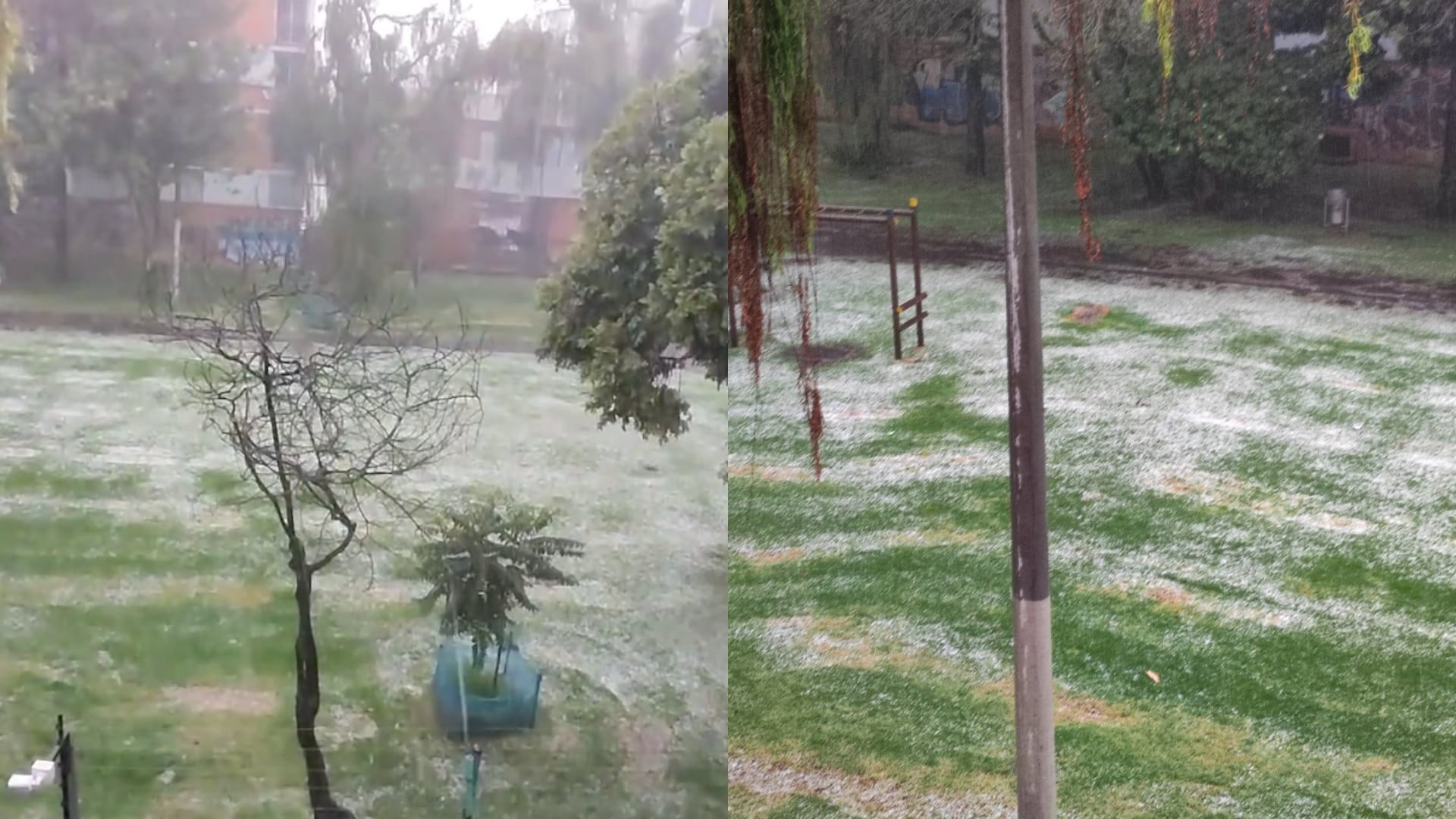 Las localidades más afectadas por la granizada en Bogotá