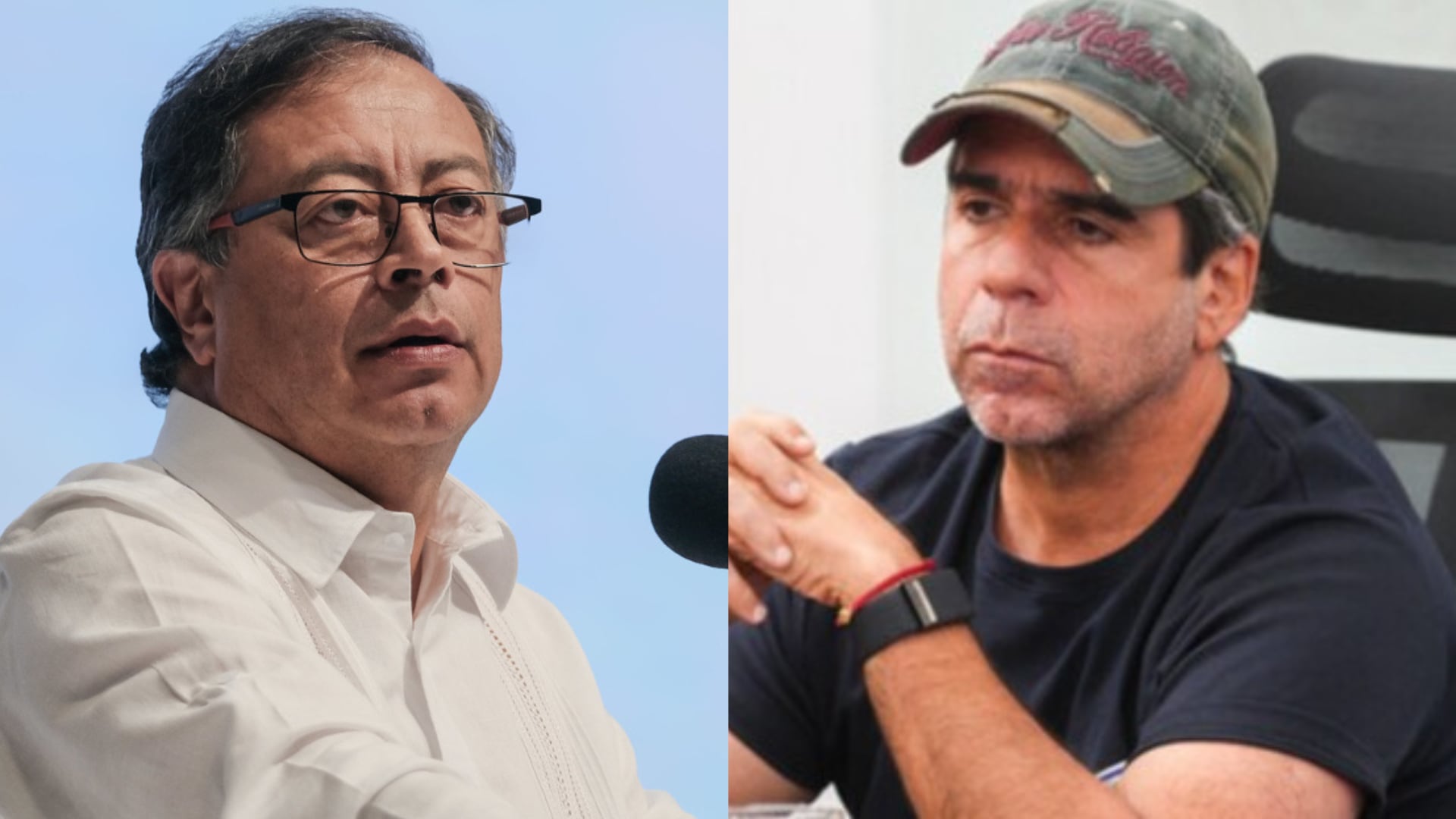 Gustavo Petro y Álex Char.