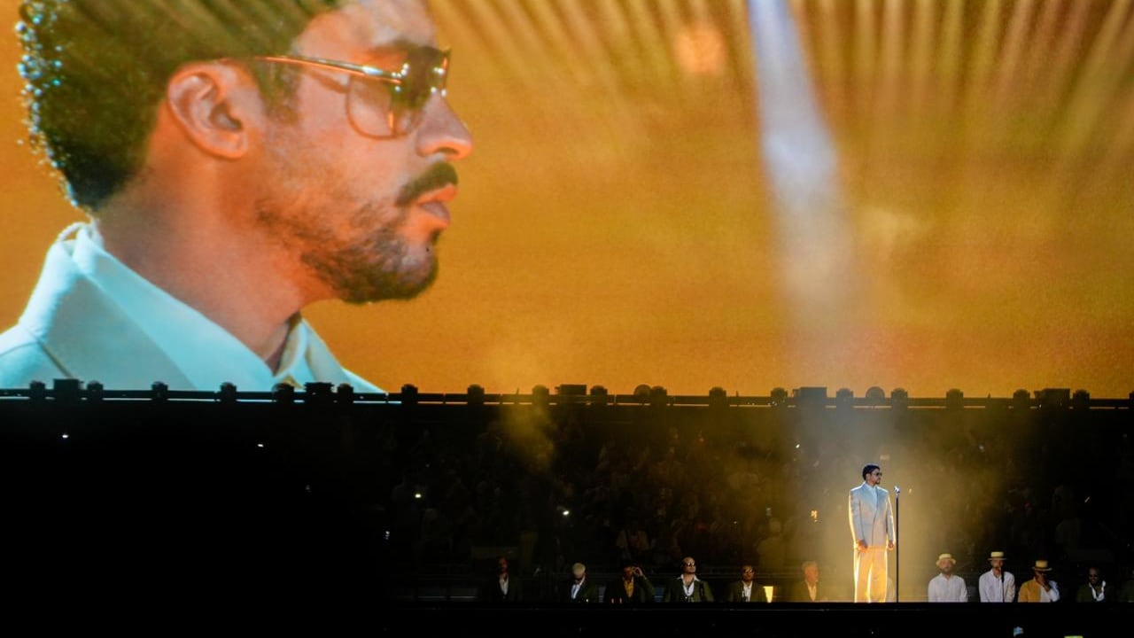 Bad Bunny en concierto en Colombia