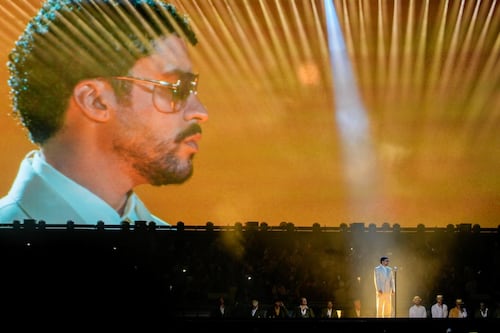 Bad Bunny en la segunda noche de concierto en Medellín