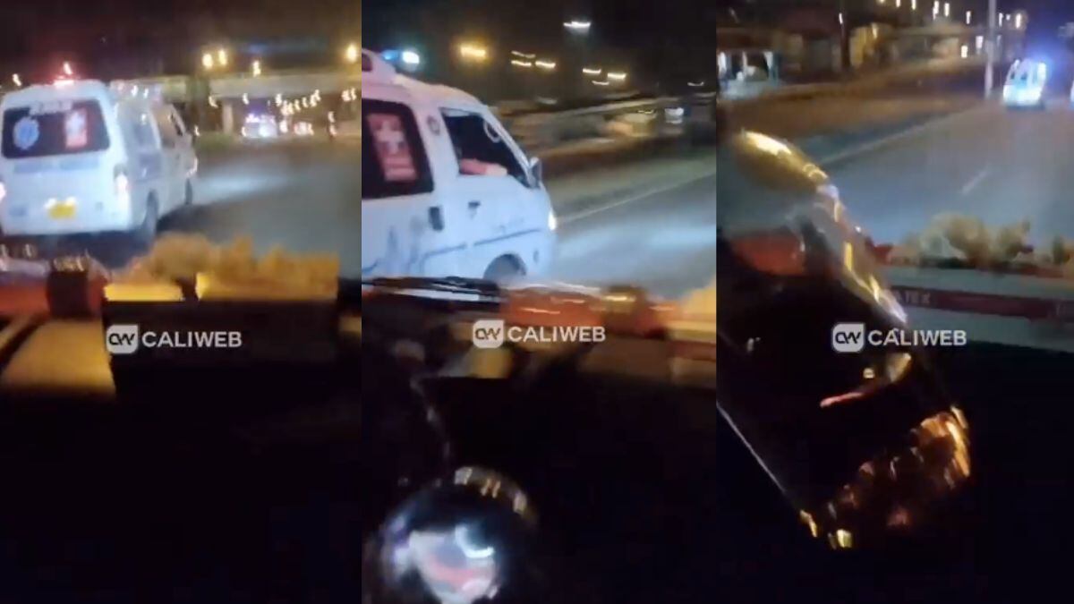 Se conocieron videos en los que ambulancias estarían manejando a más del límite de velocidad mientras escuchaban música de despecho y bebían licor.