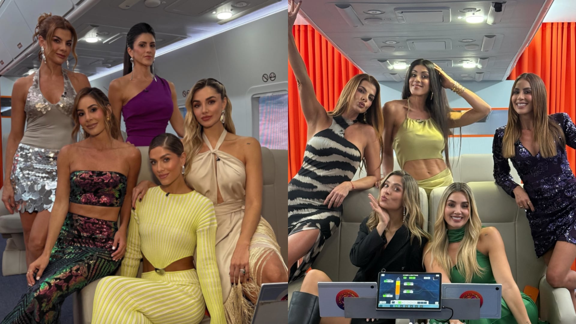 Flor Cassi y las presentadoras de La Vuelta al Mundo en 80 Risas